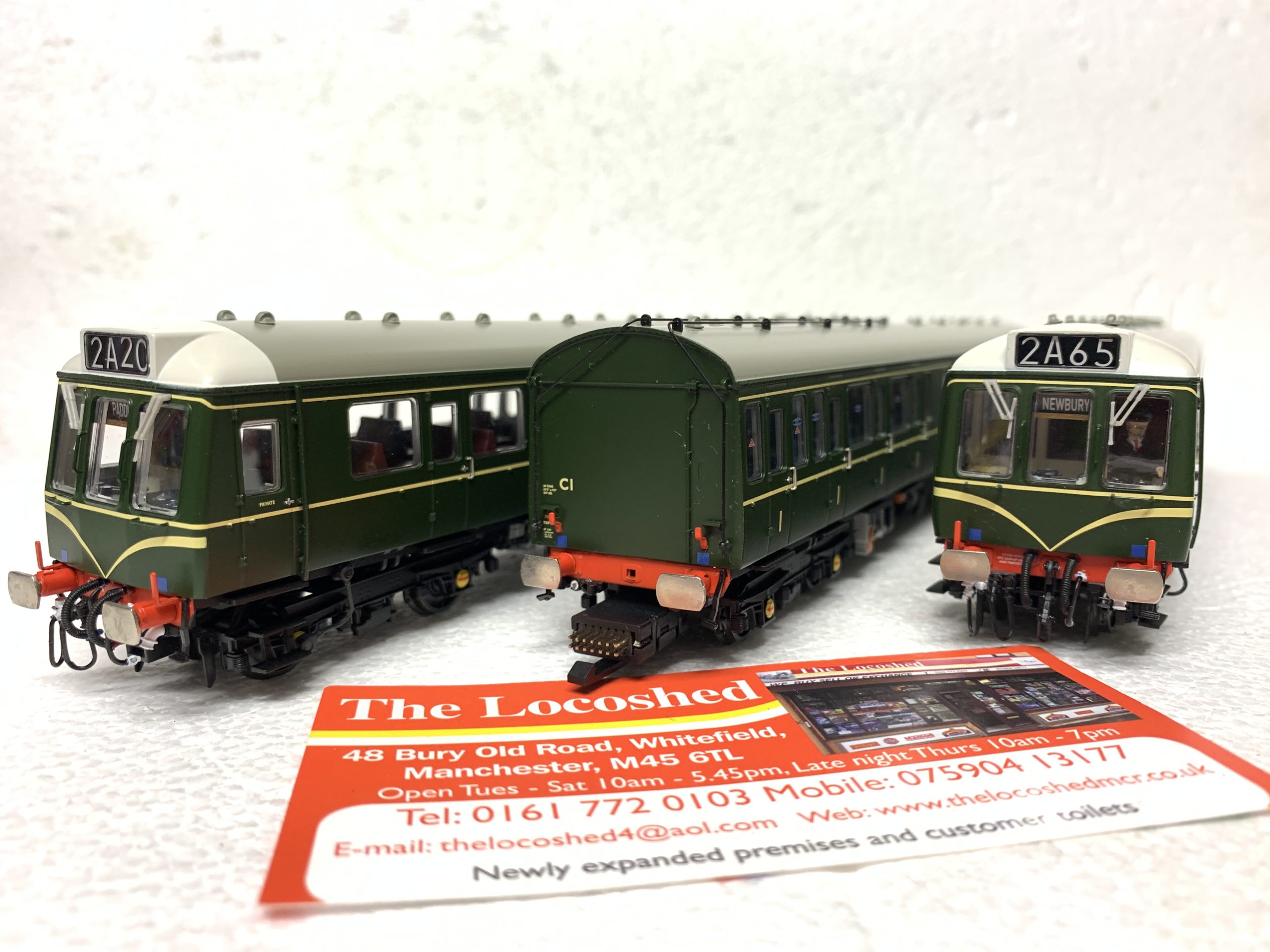 Bachmann 35 500 Class 117 3 Car Dmu Br Green Speed Whiskers As New 