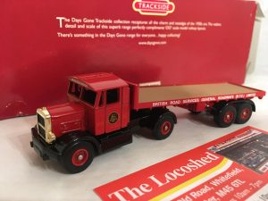 Trackside Days Gone Scammell Flatback Trailer BRS  DG165001  Limited Edition
