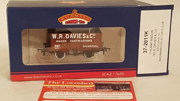 Bachmann 7 Plank Wagon W. R. Davies & Co exclusive to Bachmann Collectors Club (37-2011K) - Image 3