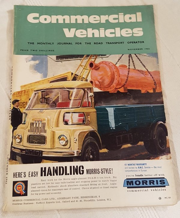 Commercial Vehicles  The Monthly Journal  November 1962  Vol 36 No.9