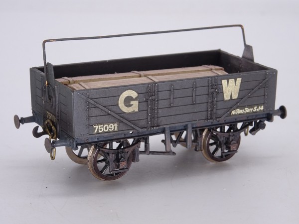 Cooper-Craft Kit GWR (GW) Open Wagon 5 Plank with Rail Excellent Condition - Image 2