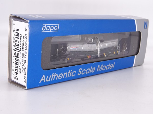 Dapol N Gauge 2F-027-003 N Gauge Silver Bullet Nacco China Clay Slurry tanker - Image 3