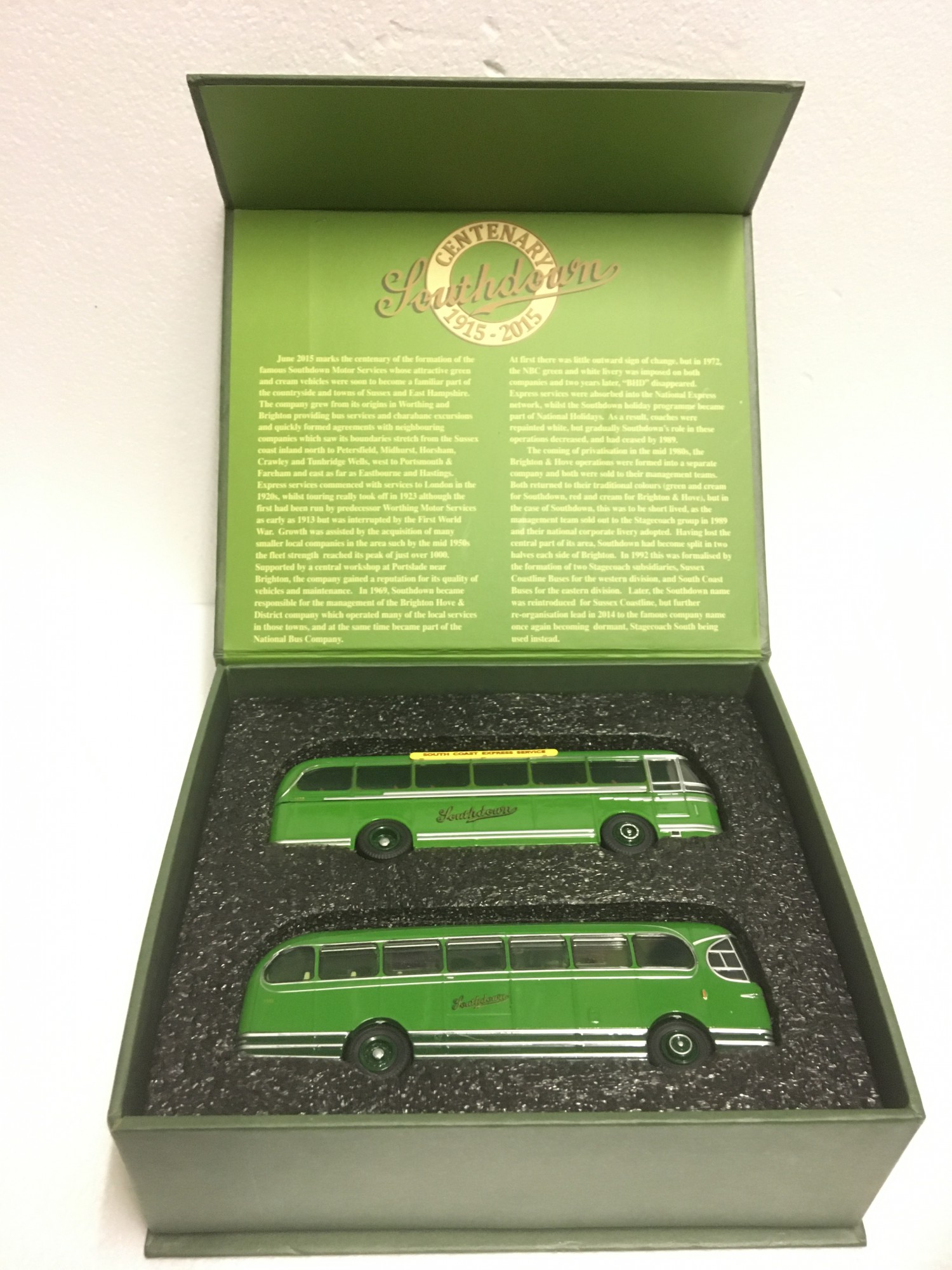 Oxford Diecast Southdown Centenary Set (Leyland Royal Tiger/Weymann Fanfare (76SET38)