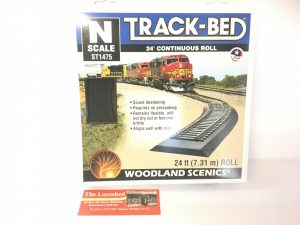 Woodland Scenics N Gauge Track-Bed 24ft Continious Roll