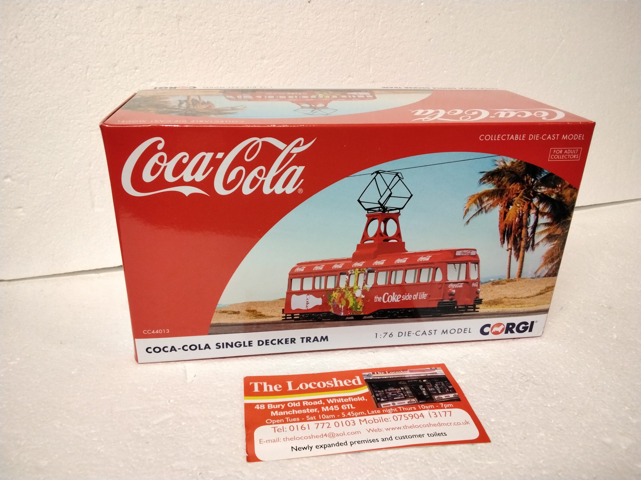 Corgi CC44013 Coca-Cola Brush Single Decker Tram car 1/76 Scale OO Gauge - Image 3