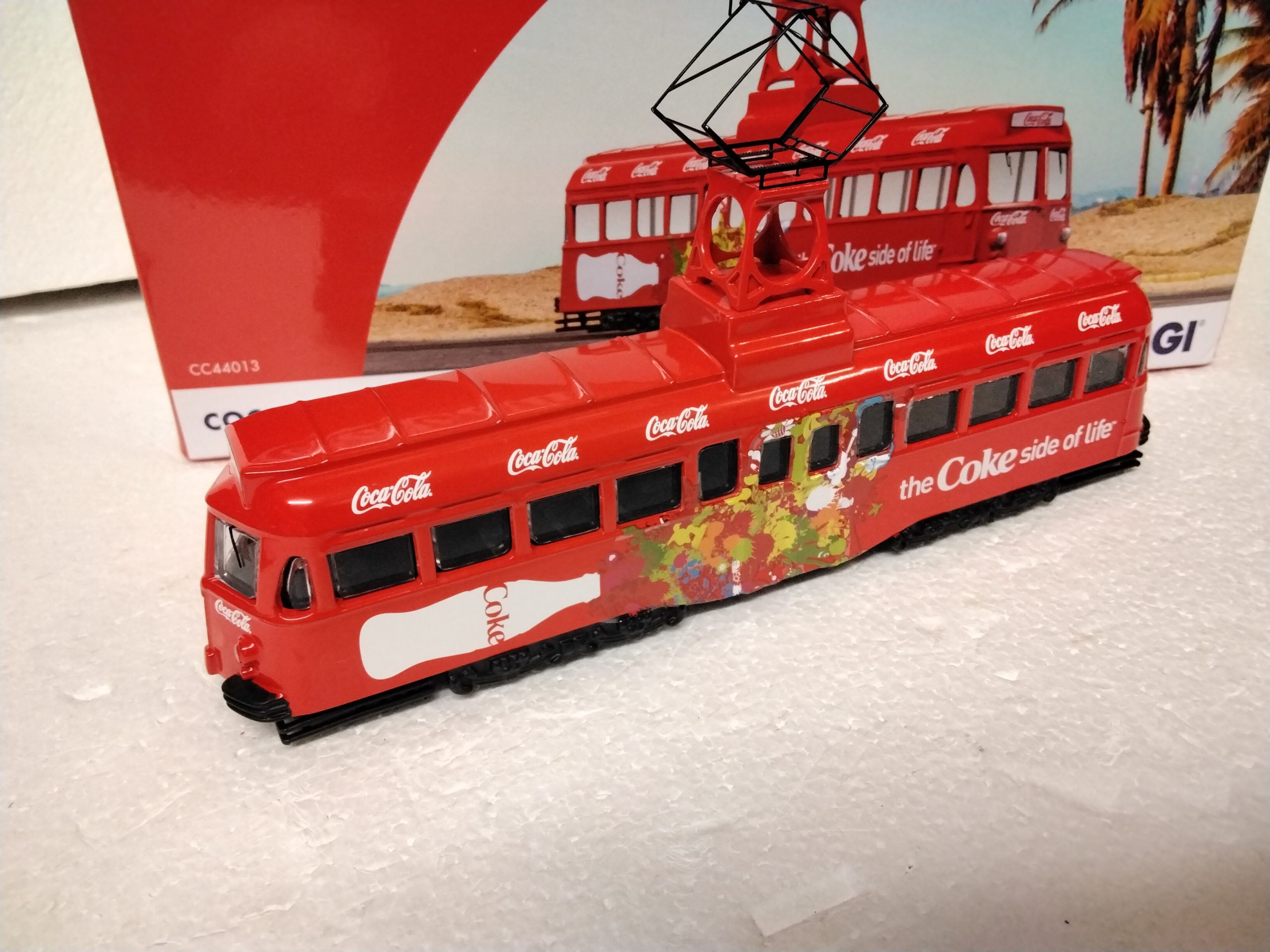 Corgi CC44013 Coca-Cola Brush Single Decker Tram car 1/76 Scale OO Gauge