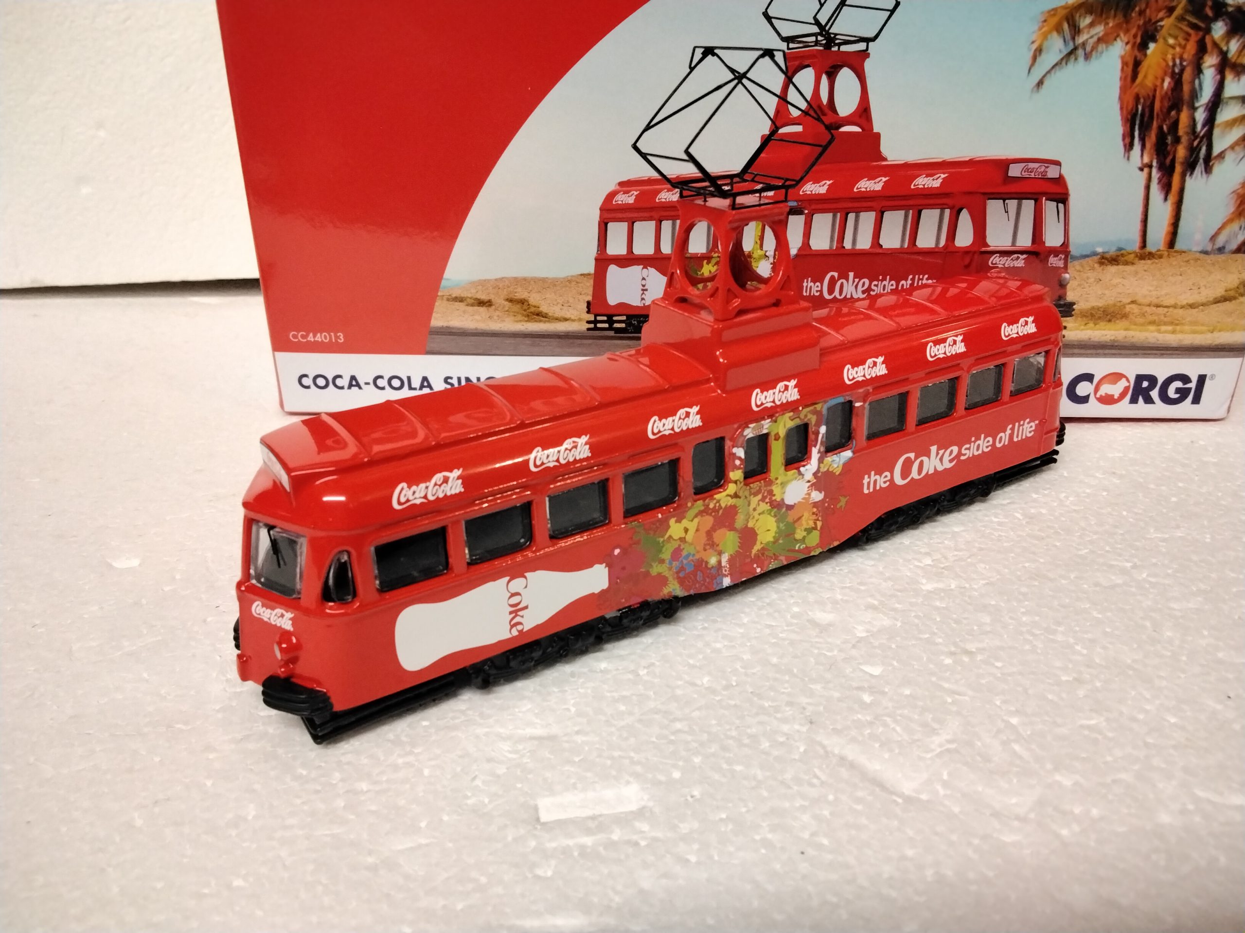 Corgi CC44013 Coca-Cola Brush Single Decker Tram car 1/76 Scale OO Gauge - Image 6