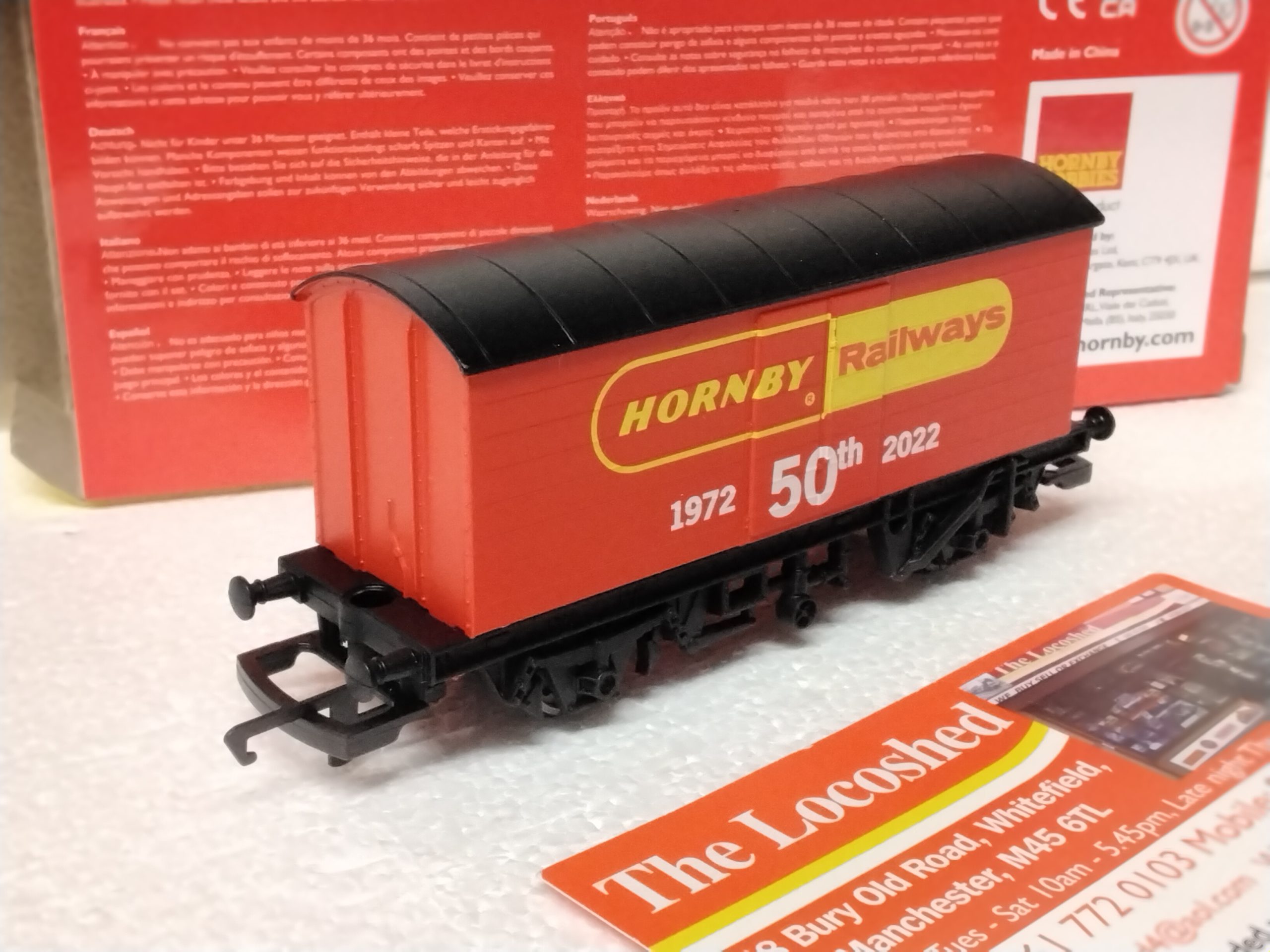 Hornby R60086 50th Annivarsary LWB Pallet Wagon - The Locoshed ...