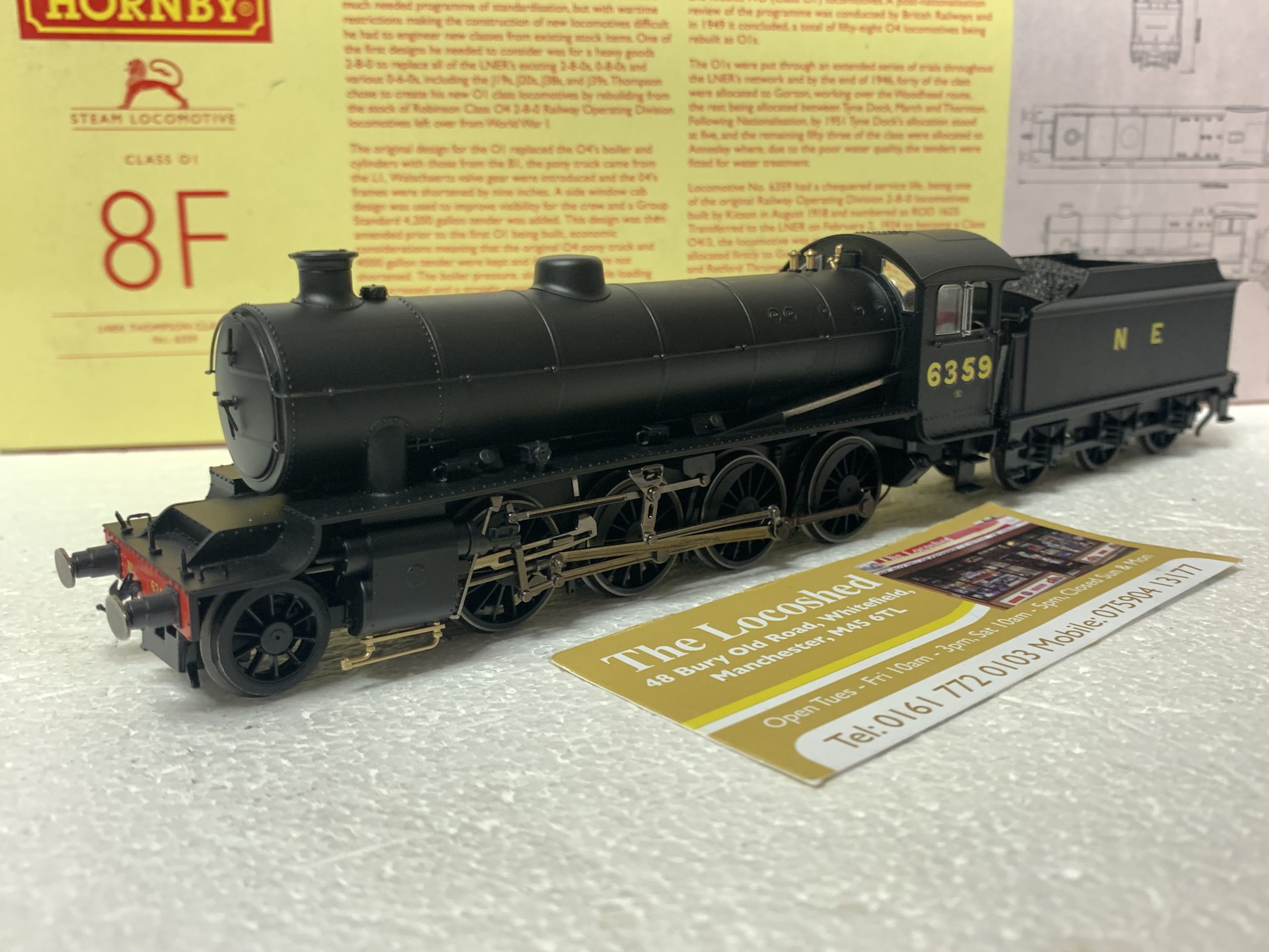 Hornby R3729 LNER Thompson Class O1 No.6359 - The Locoshed, WhiteField ...