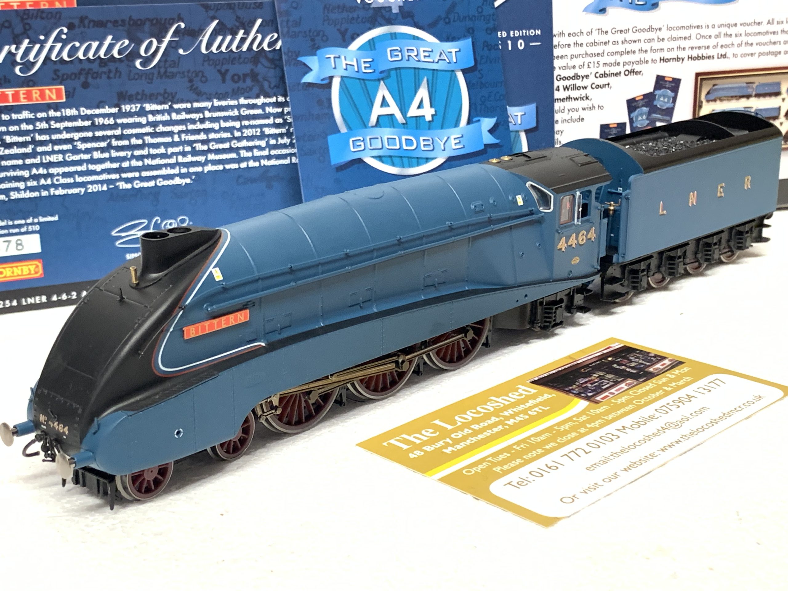 Hornby R3254 The Great Goodbye LNER A4 Bittern Limited Edition - The ...