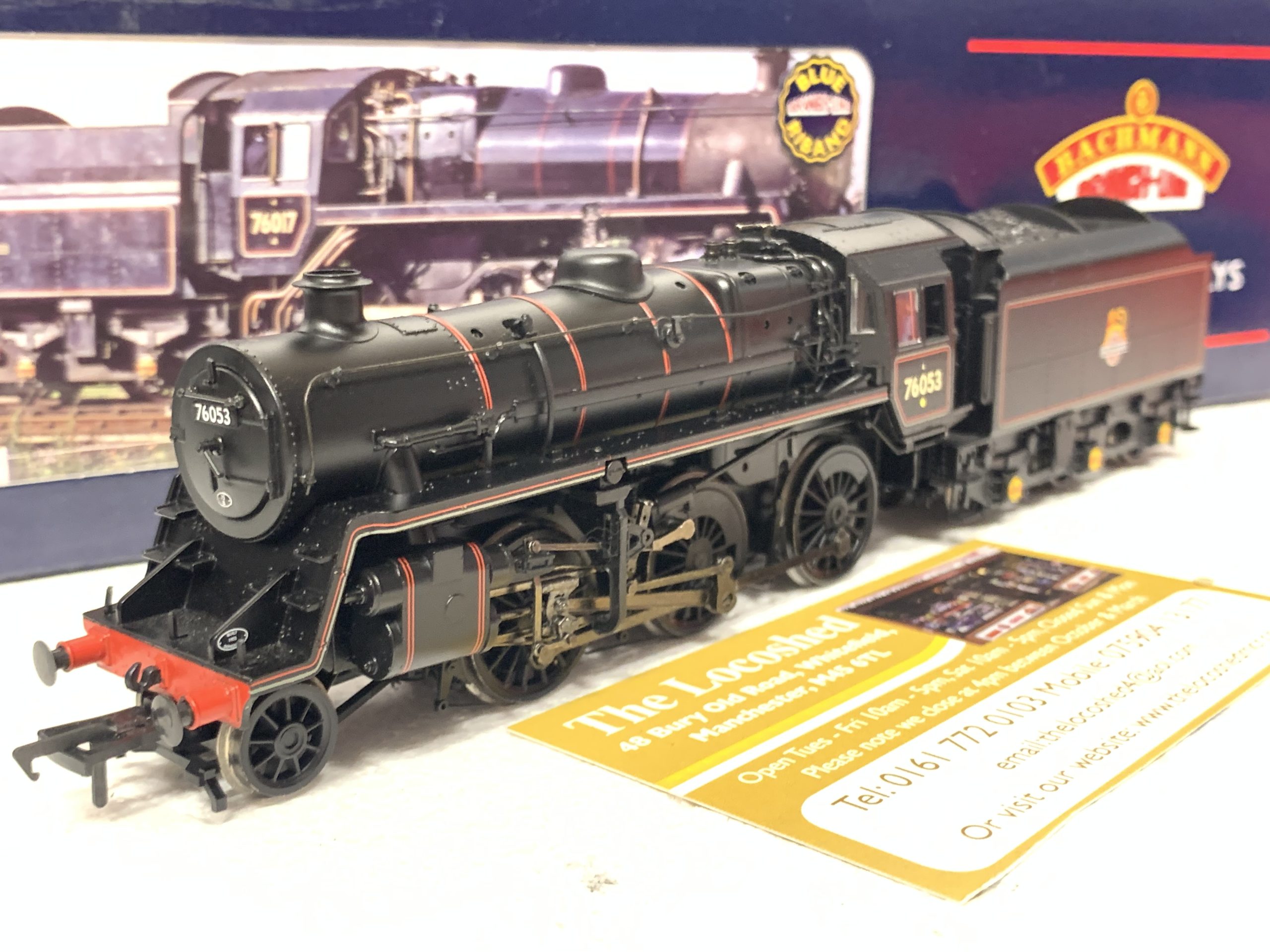 Bachmann 32-950 Standard Class 4MT 2-6-0 76053 BR Black BRIB Tender E ...