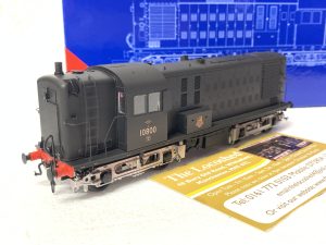 WEATHERED Heljan 1081 NBL Diesel 10800 BR Early Emblem Black/Silver