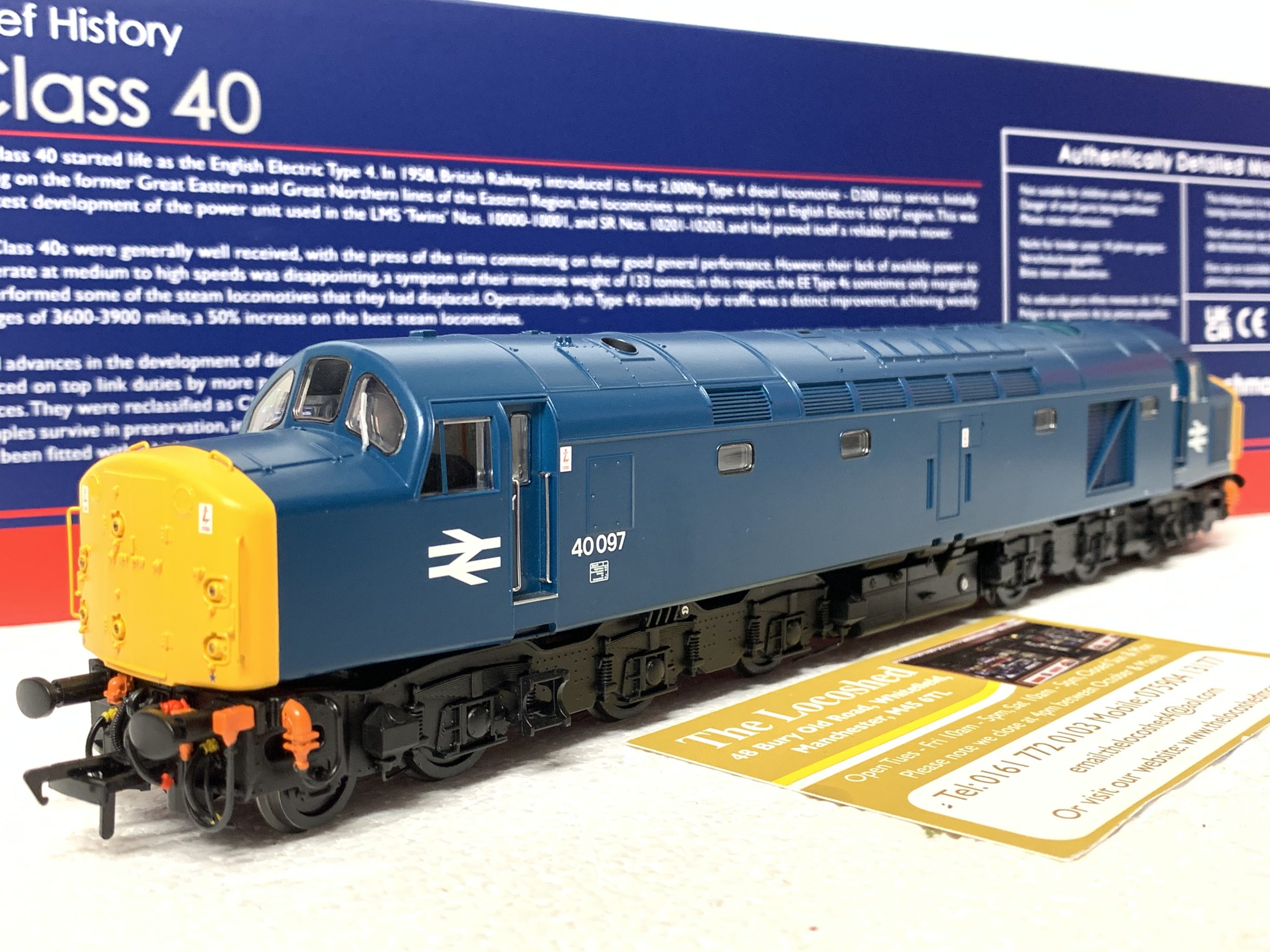 Bachmann 32-489 Class 40 Diesel 40097 BR Blue - The Locoshed ...