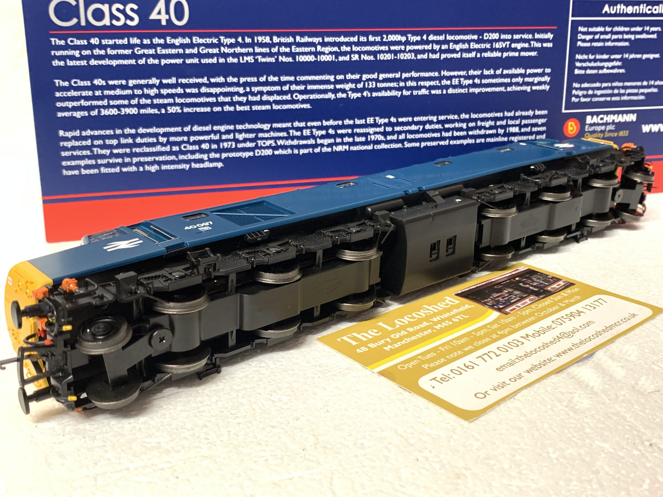 Bachmann 32-489 Class 40 Diesel 40097 BR Blue - The Locoshed ...