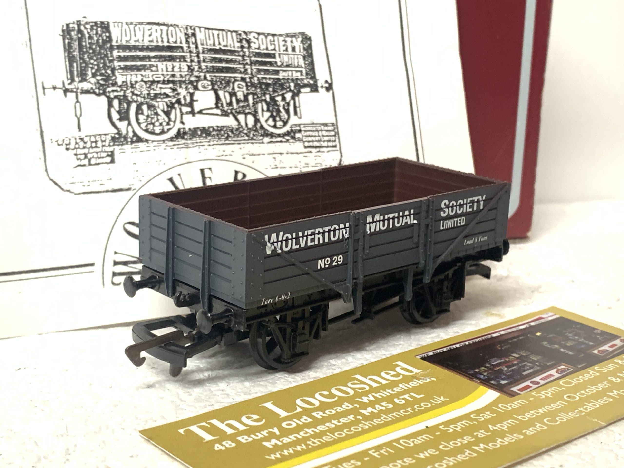 Limited edition; Dapol Private Owner Wagon ''Wolverton Mutual Society ...