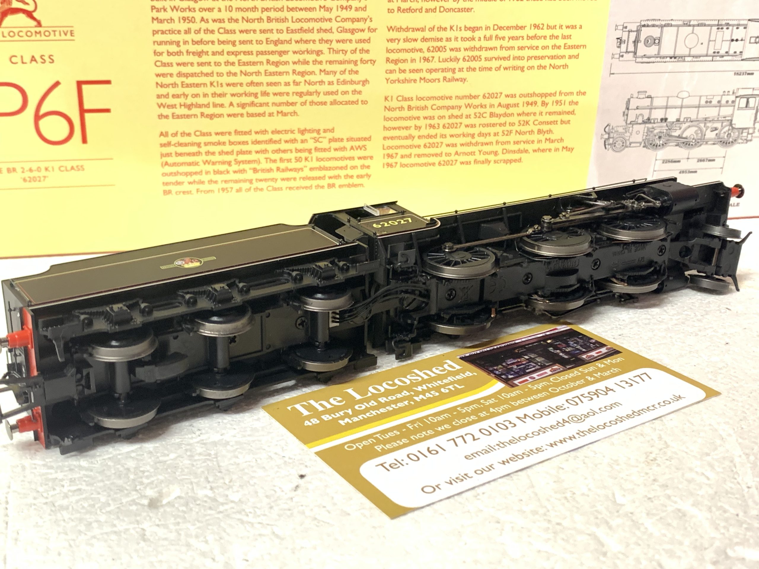 Hornby R3243A BR (Late) 2-6-0 Class K1 Locomotive '62027' - Image 3