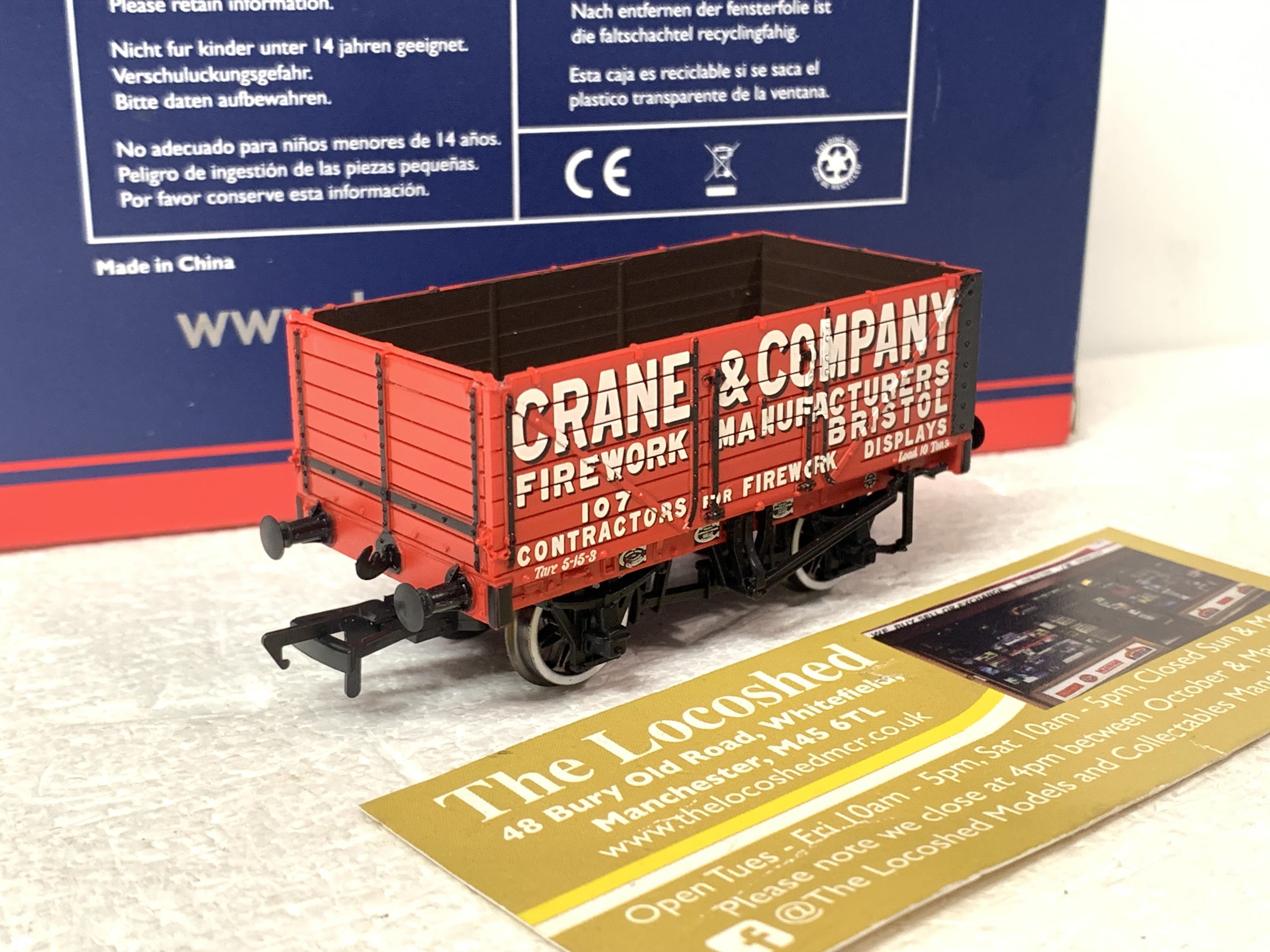 Bachmann 37-085 7 Plank End Door Wagon Crane & Company - The Locoshed ...