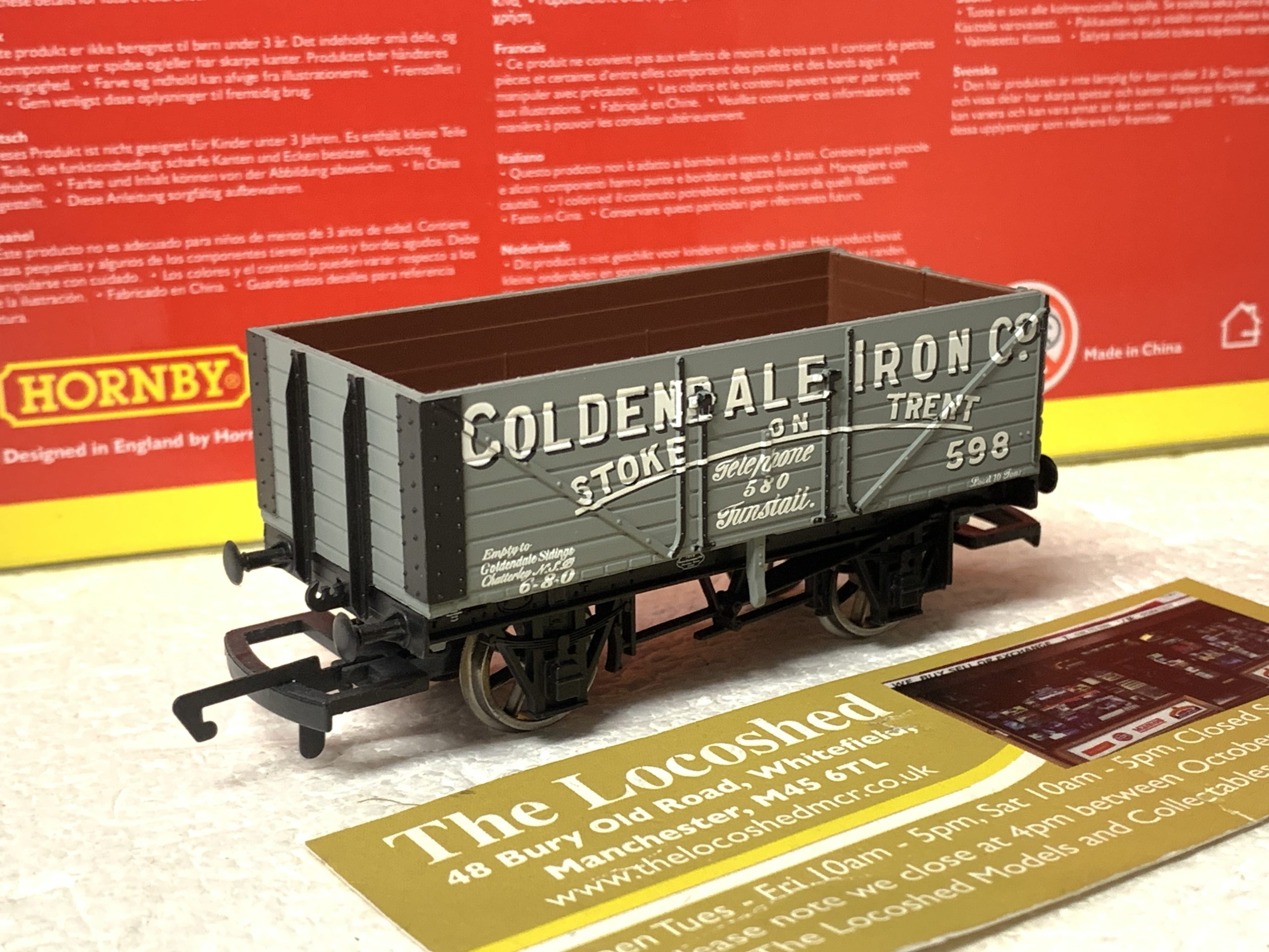 Hornby R6517 7 Plank Wagon Coldendale Iron Co. - The Locoshed ...