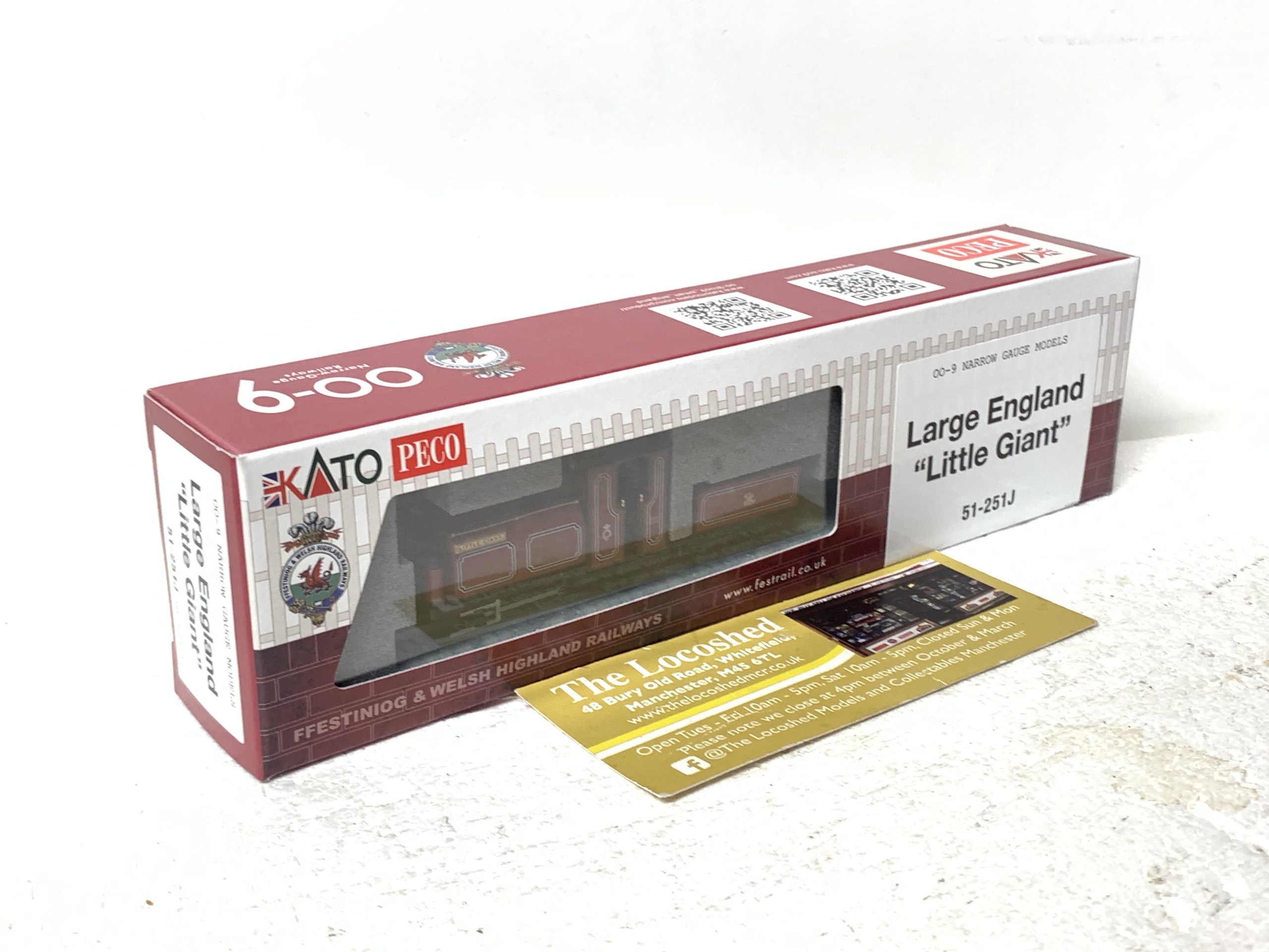 Large England Kato Peco OO-9 Narrow Gauge Large England ''Little Giant'' 51-251J ...