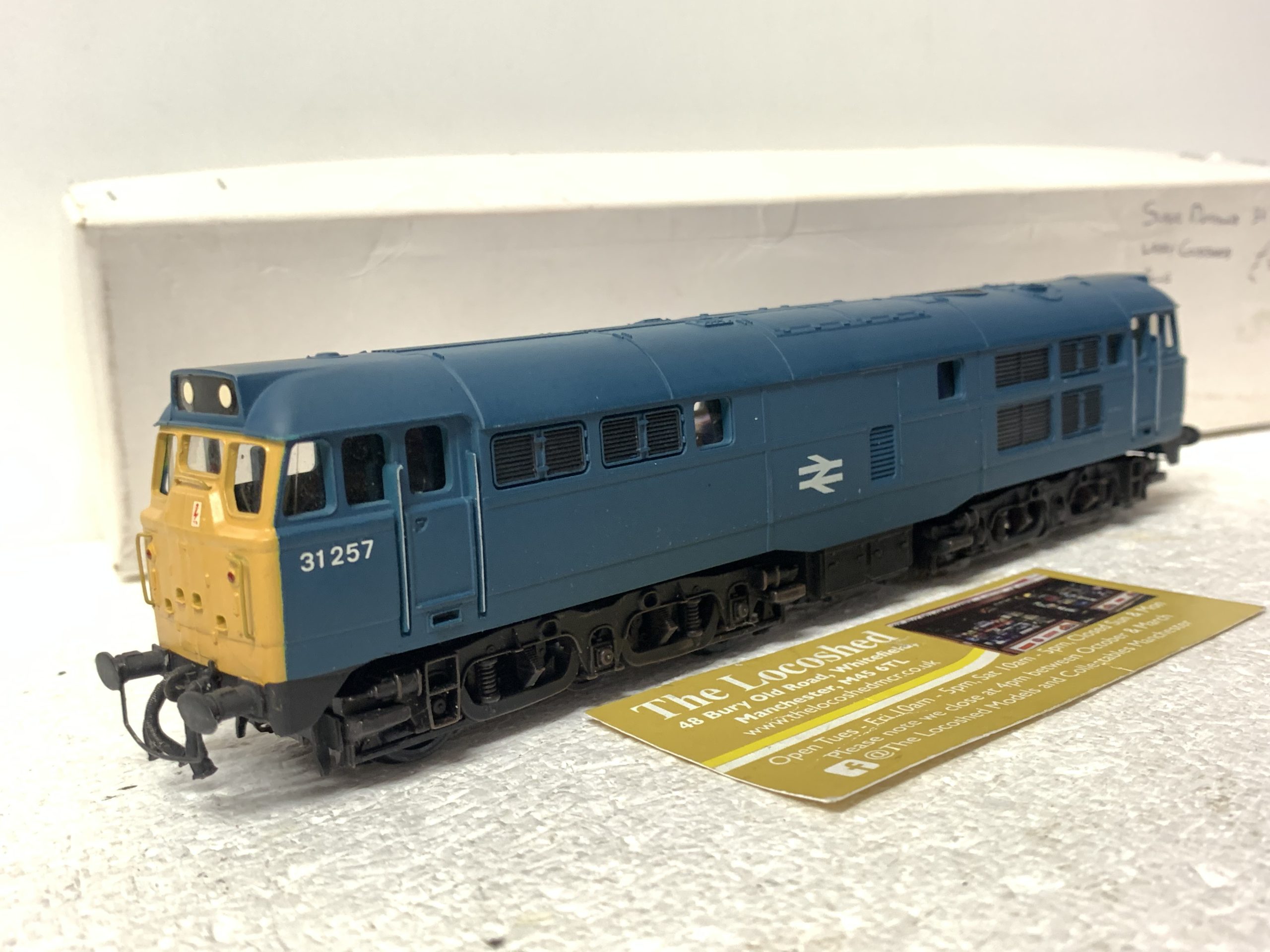 Larry Goddard Repainted, renumbered, super detailed; Airfix GMR Class 31 BR Blue 31257 - Image 2