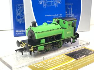 Dapol 4S-024-008D Hawthorn Leslie 0-4-0 Yellow Chevrons NES 13