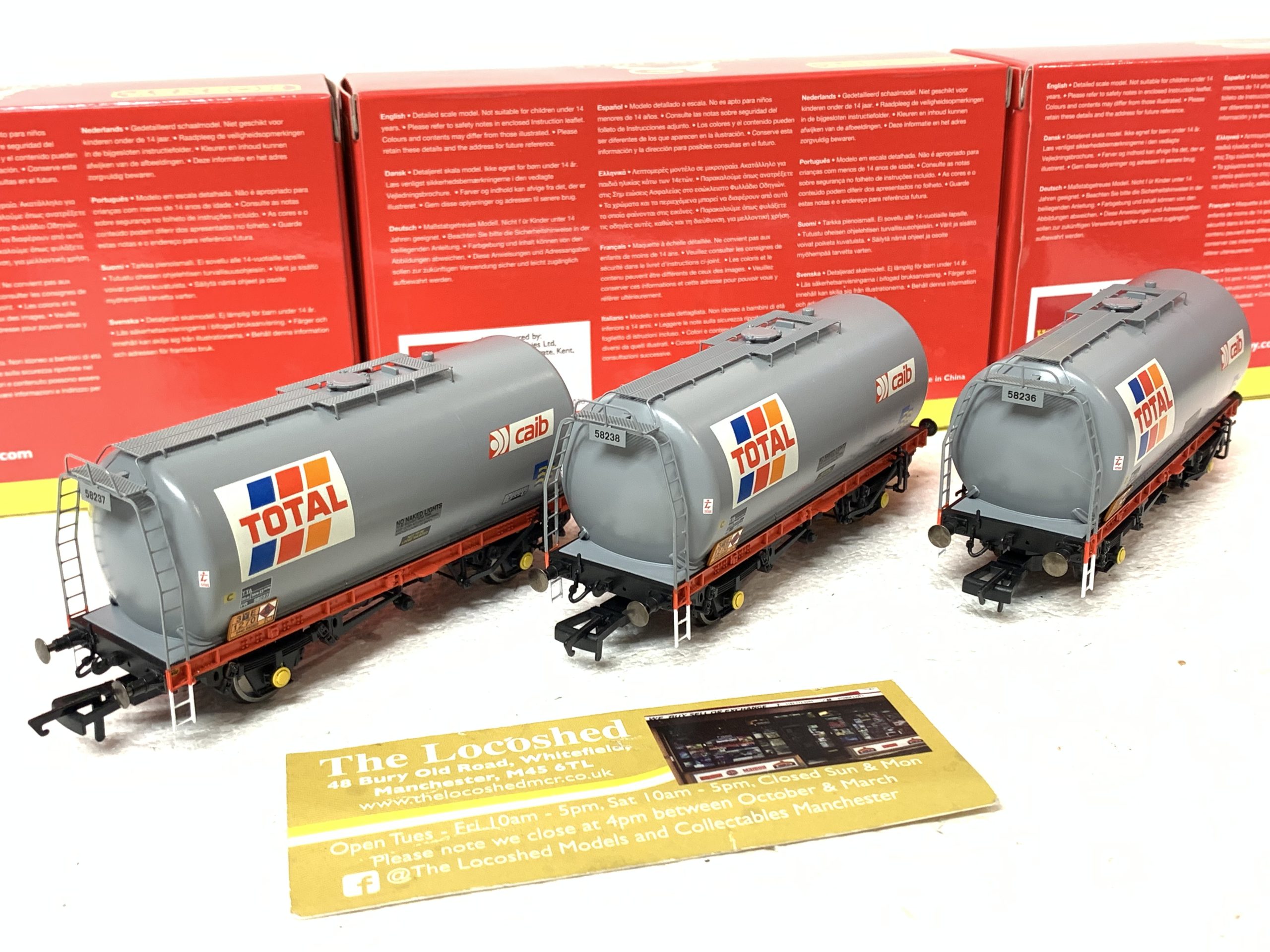 Hornby R60258 TTA Wagon 'Total' (3 Pack)