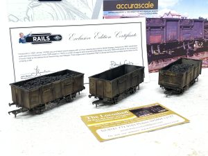 Weathered, Limited Edition Accurascale 21T Coal21VB/MDV Mineral Wagon ACC1095-PMV-1
