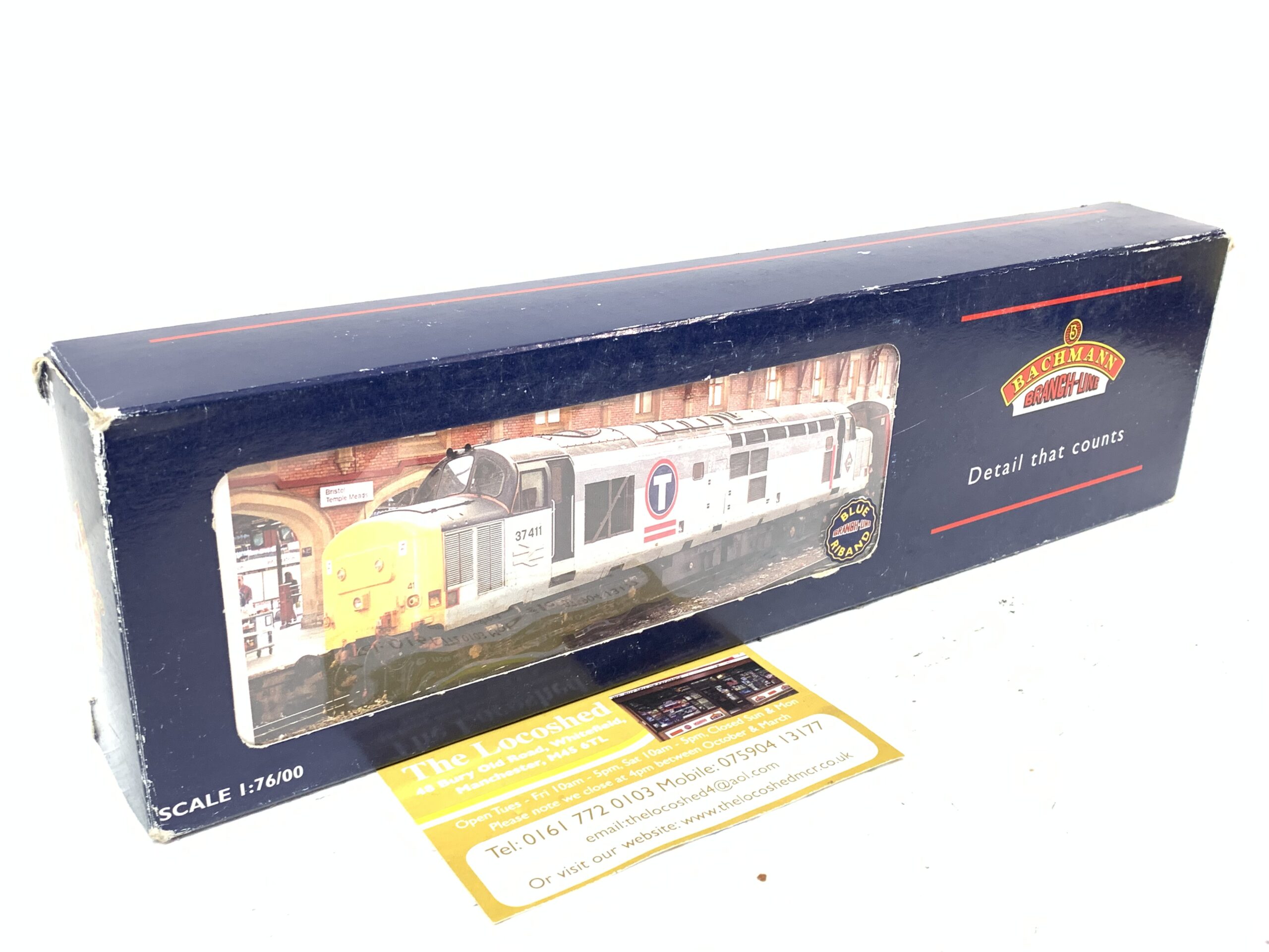 DCC SOUND, REFINISHED Bachmann Class 37 37698 Loadhaul Black & Orange - Image 4