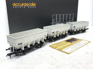 Accurascale ACC1009-HUO-R BR 24/5T HOP/HUO Coal Hopper BR grey pre-TOPS Pack R