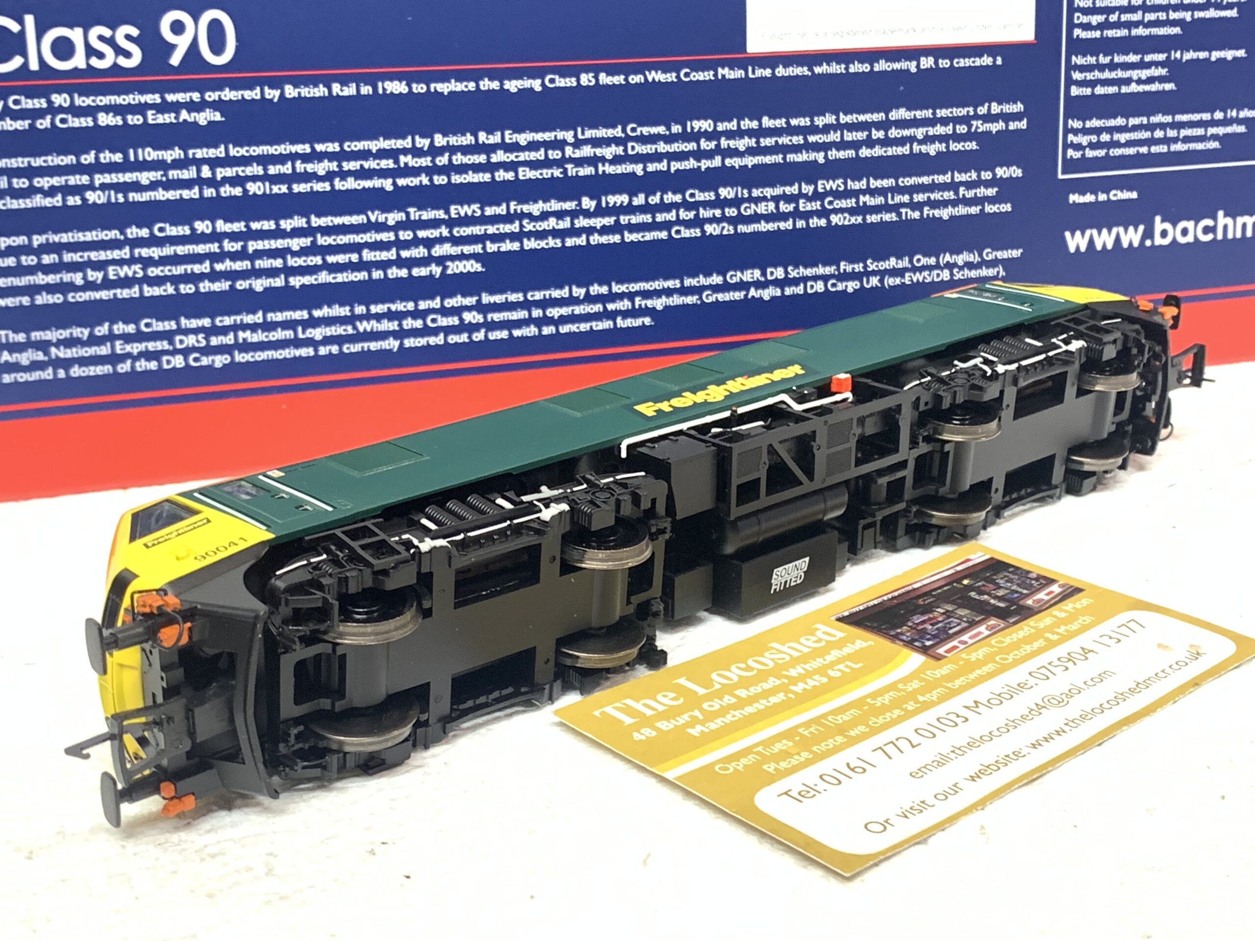 DCC SOUND Bachmann 32-612ASF Class 90 90041 Freightliner - Image 3
