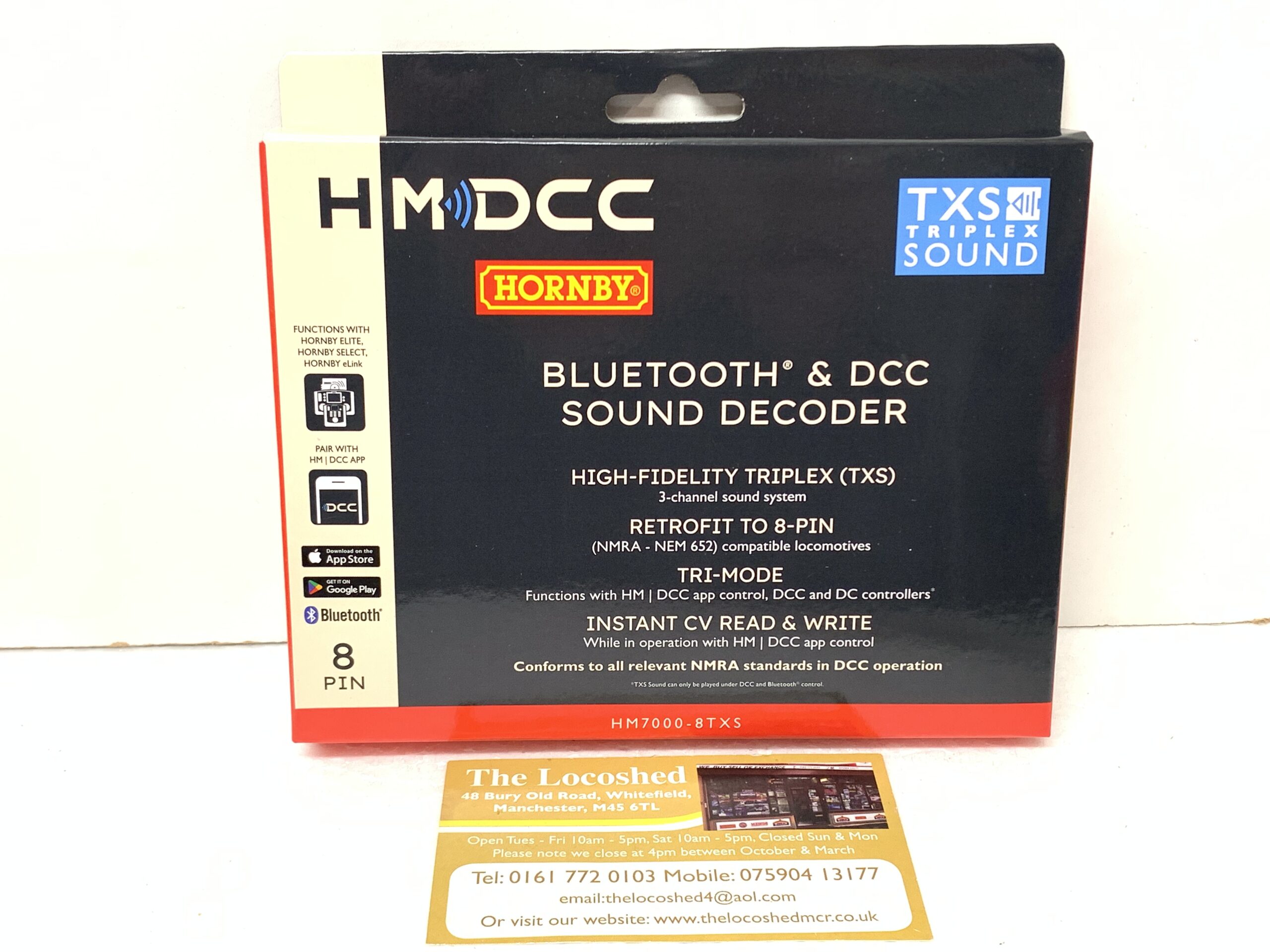 Hornby R7336 HM7000-8TXS 8-Pin DCC & Bluetooth Sound Decoder - The ...