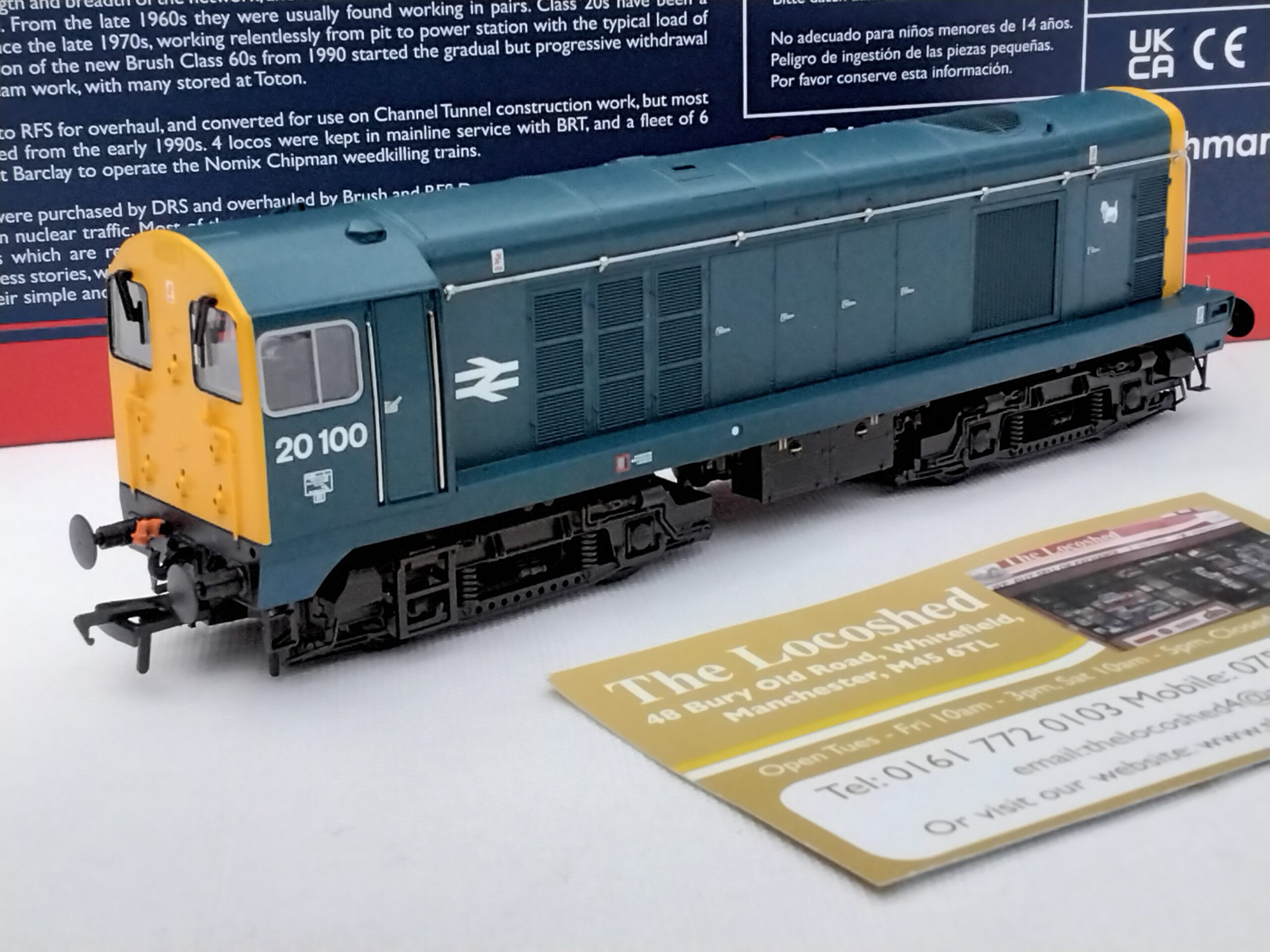 Bachmann 35-356RJ BR Type 1 Class 20100 in BR Blue with Scottie Dog - Image 9