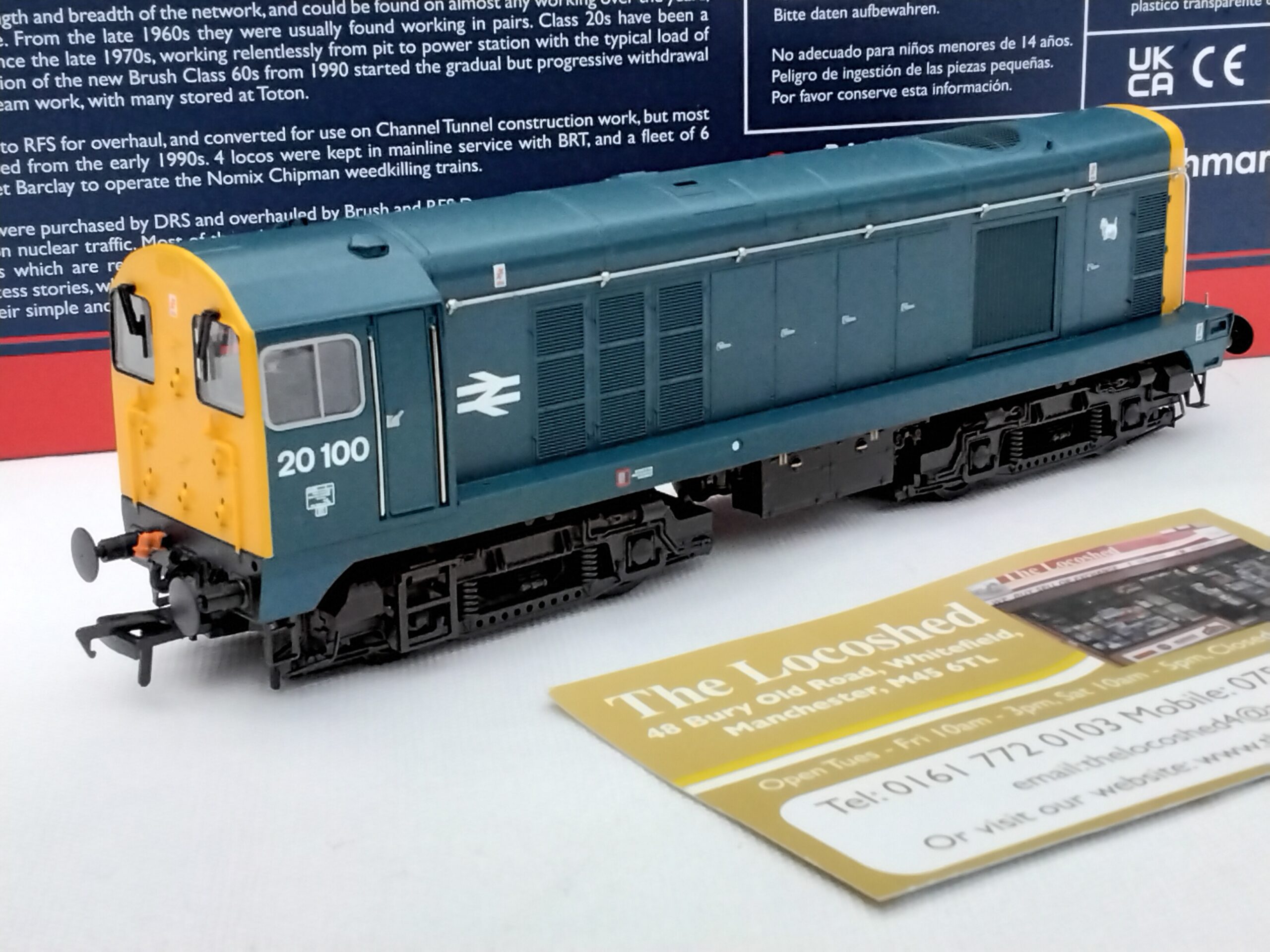 Bachmann 35-356RJ BR Type 1 Class 20100 in BR Blue with Scottie Dog