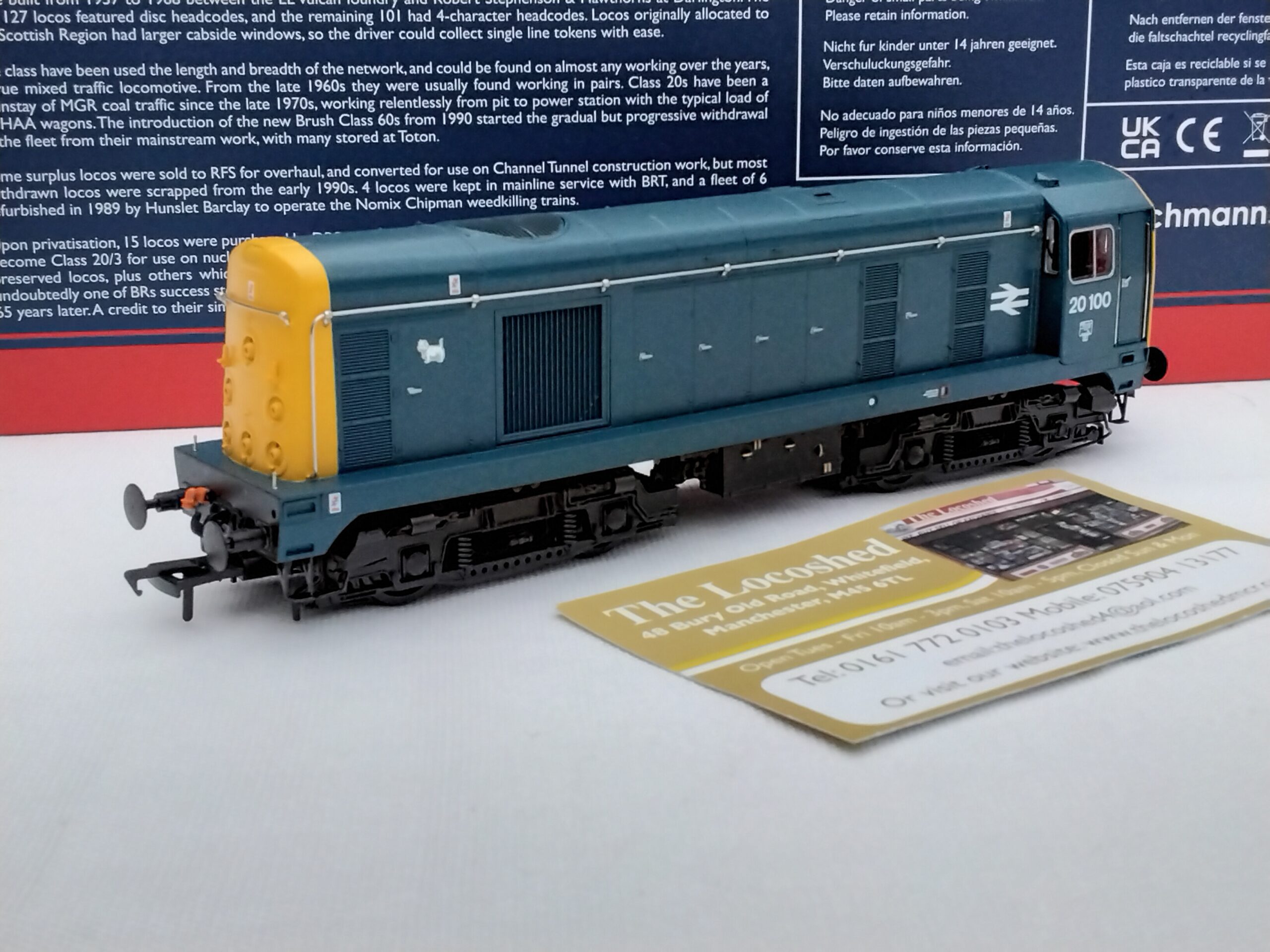 Bachmann 35-356RJ BR Type 1 Class 20100 in BR Blue with Scottie Dog - Image 7