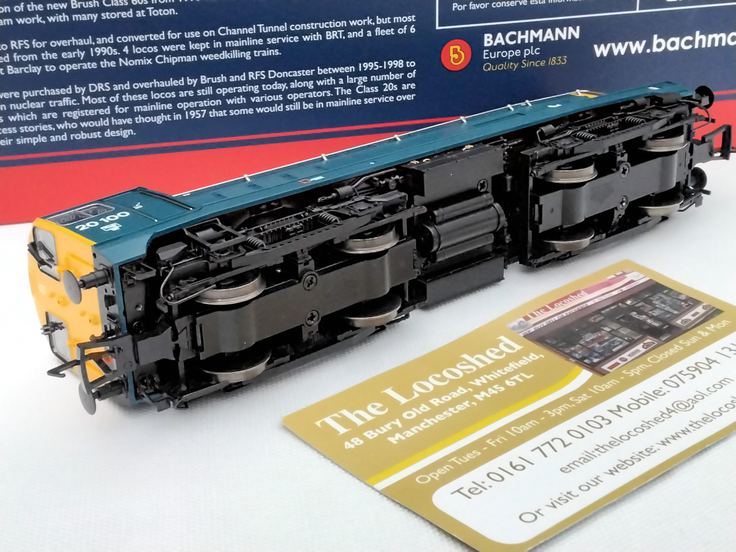 Bachmann 35-356RJ BR Type 1 Class 20100 in BR Blue with Scottie Dog - Image 3