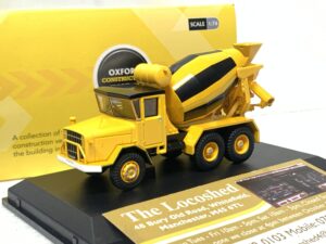 Oxford Diecast 76ACM002 AEC 690 Concrete Mixer Yellow/Black
