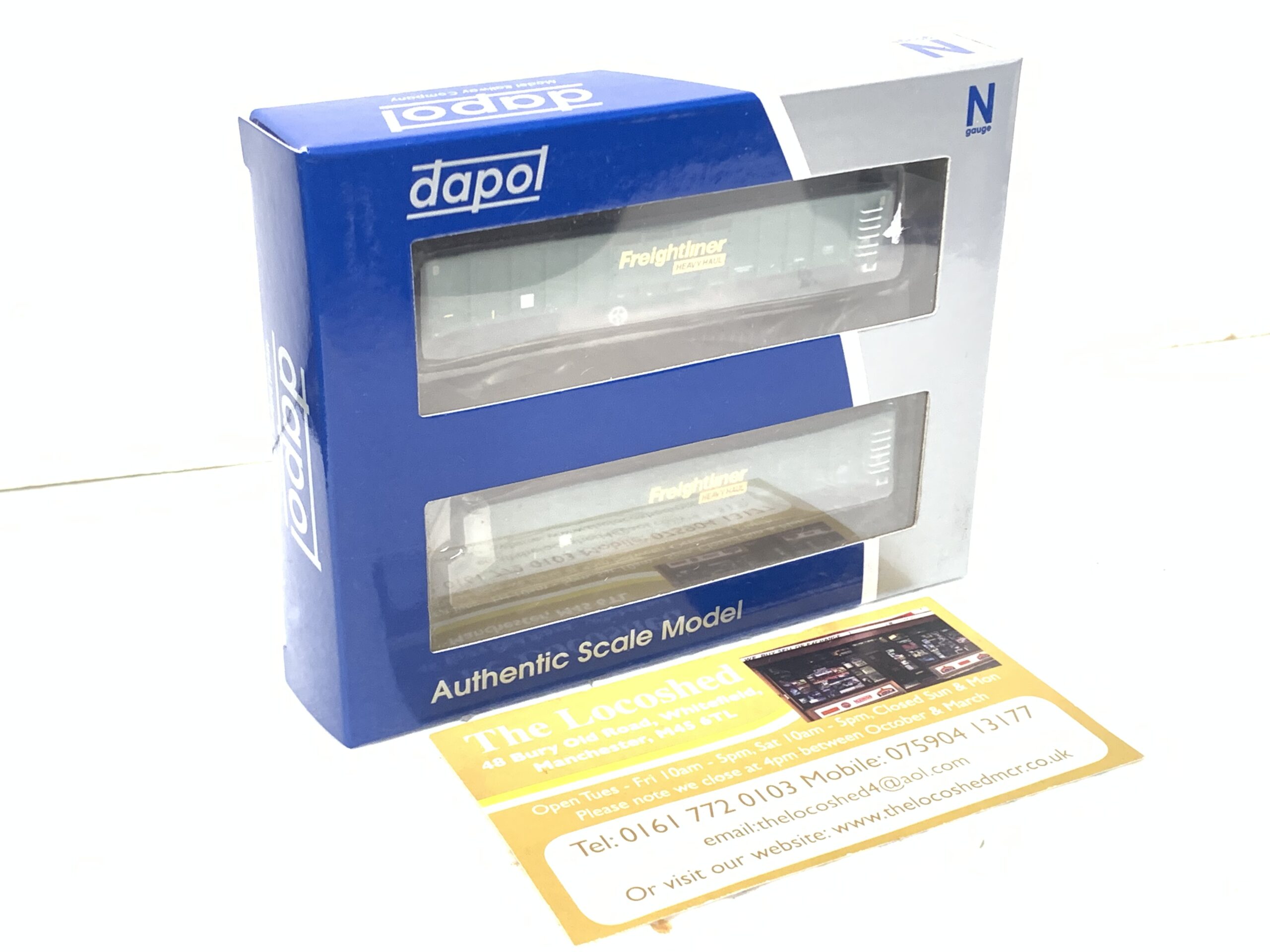 Dapol 2F-025-009 Freightliner Heavy Haul Bogie Box Van 502005 & 006 - Image 5