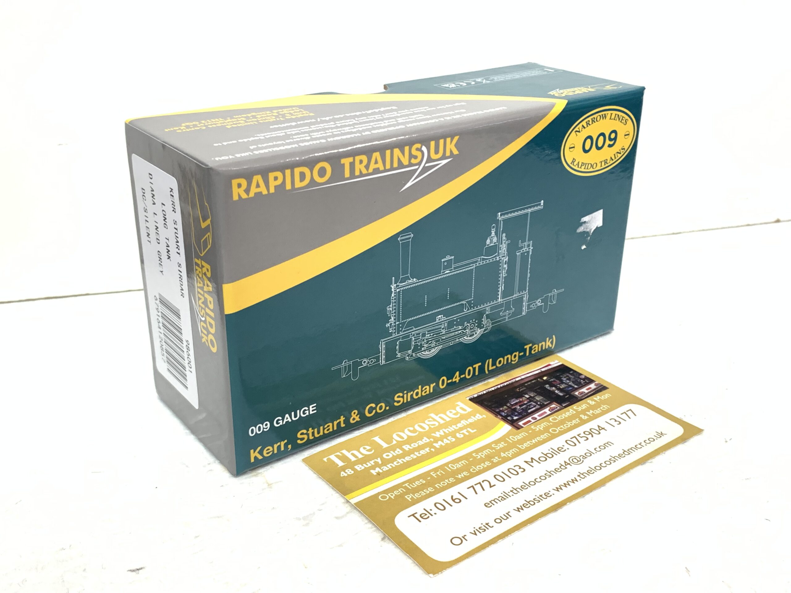 Rapido 986001 Kerr Stuart Sirdar Long Tank 'DIANA' Lined Grey - Image 4
