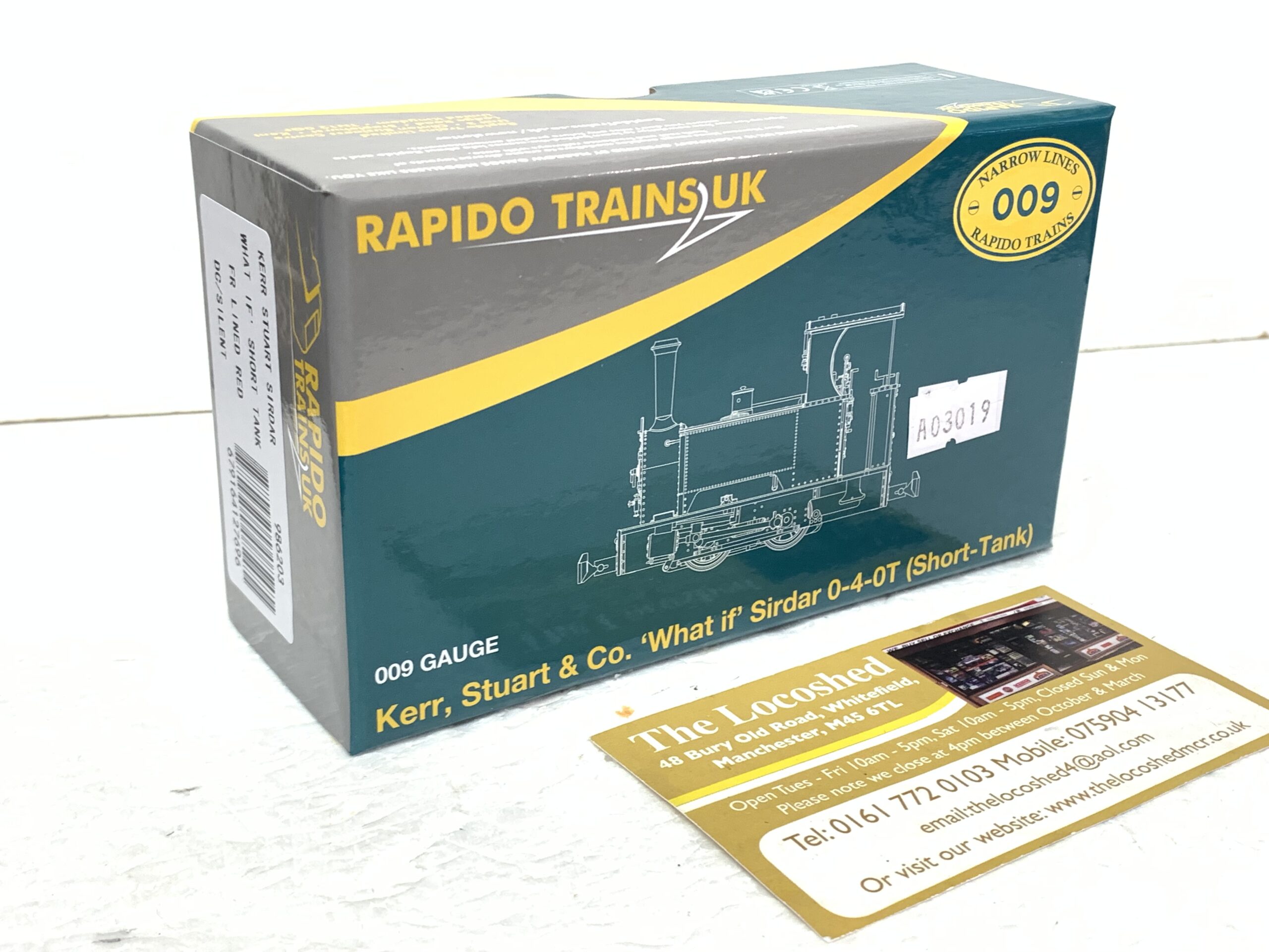 Rapido 986203 Kerr Stuart Sirdar 'What If' Short Tank FR Lined Red - Image 4